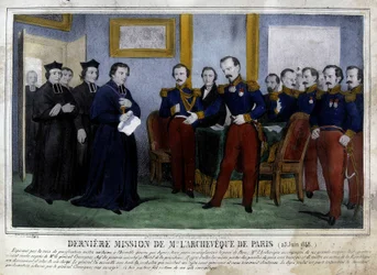Sidste mission af Archeveque of Paris (25. juni 1848)