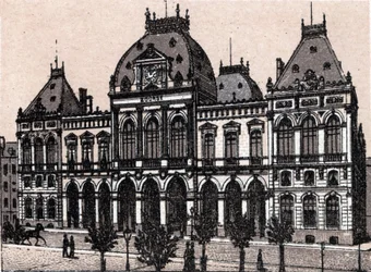Le Havre, børsen i "Verden illustrerer 168 visninger"" Ingen dato (slutningen af det 19. århundrede)