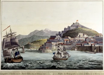 Læk af Napoleon Bonaparte fra Elba Island 26/02/1815.