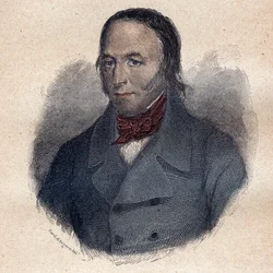 Louis Marie de Lahaye baron derefter Viscount de Cormenin (1788 1868) fransk jurist og politisk pjece, gravering