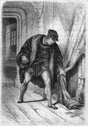 Louis XI, konge af Frankrig til Peronne (Italien).