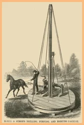 McGill - Gibsons Bore-, pumpe- og hejsemaskine