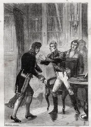 Møde mellem Charles Lemercier de Longpre (1778-1854), Baron d