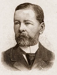 Medlemmer af Academy Francaise i 1895: portræt af Paul Thureau Dangin (Thureau-Dangin), fransk historiker.