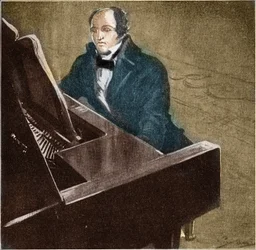Muzio Clementi (1752-1832). Italiensk pianist og komponist. Illustration fra 1932.