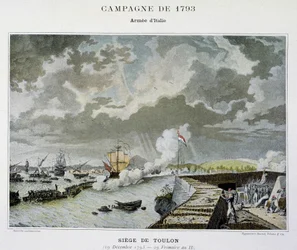 Søslag: Belejring af Toulon i 1793 - i "" Napoleons søslag""