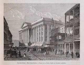 New Orleans (New Orleans): Hotel Saint-Charles (Saint Charles) - i "Le tour du monde", 2. semester 1876