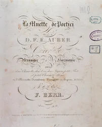Åbning af operaen La muette de Portici af D. F. Auber