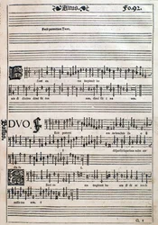 Side fra Bog med Otte Messer (1541)