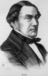 Portræt af Achille Fould (1800-1867), en fransk jødisk bankmand, tilhænger af frihandel og Saint-Simonisme.