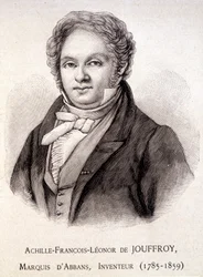 Portræt af Achille François Léonor de Jouffroy, Marquis d
