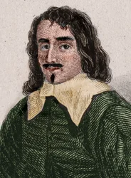 Portræt af Adam Billaut, dit Maitre Adam (1602-1662) fransk tømrer, digter og sangskriver. Stik fra 1896.