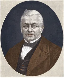 Portræt af Adolphe Thiers (1797 - 1877) - farvetryk