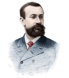 Portræt af Albert I Grimaldi (Albert Honore Charles) (1848-1922), Prins af Monaco (1889-1922) i "The Illustrious World", 21. september