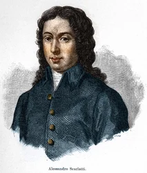Portræt af Alessandro Scarlatti (1660 - 1725), italiensk komponist.