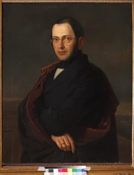 Portræt af Alexander Nikolayevich Raevsky (1795-1868), Anonym. Olie på lærred