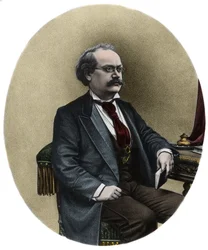 Portræt af Alexandre Charles Lecocq (1832 -1918), fransk komponist - Portræt af Alexandre Charles Lecocq (1832-1918), fransk komponist