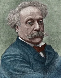 Portræt af Alexandre Dumas Jr. (1824-1895), fransk forfatter.