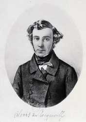 Portræt af Alexis de Tocqueville