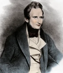 Portræt af Alfred de Vigny - Portræt af digteren Alfred de Vigny (1797-1863) -