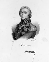 Portræt af André Massena (1756 - 1817), marskal af Frankrig.