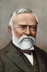Portræt af Andrew Carnegie .