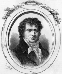 Portræt af Antoine Desaugiers (1772-1827), fransk sangskriver.