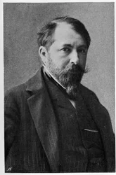 Portræt af Arthur Schnitzler (1862 -1931), østrigsk jødisk forfatter og læge.
