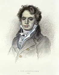 Portræt af Beethoven (1814) - gravering