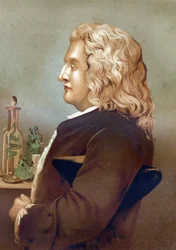 Portræt af Bernard de Jussieu (1699-1777), fransk botaniker. fra “La Ciencia y sus Hombres af Louis Figuier””. Barcelona 1881
