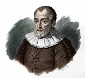 Portræt af Bernardino Telesio.Humanist