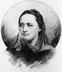 Portræt af Bozena Nemcova
