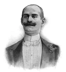Portræt af Camille Perier (Kam-Hil) (Kam Hil) (1856-1935) Engelsk kabaretier og sangerinde - Indgravering 1882