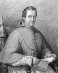 Portræt af kardinal Giovanni Maria Mastai Ferretti (1792-1878), pave Pius (Pius) IX fra 1846 til 1878