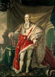 Portræt af Carlo Felice af Savoyen (olie på lærred)