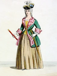Portræt af Catherine II (1729-1796), imperator af Rusland.
