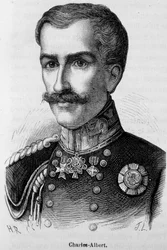 Portræt af Charles - Albert