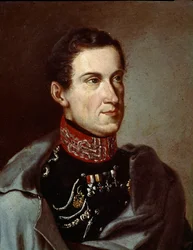 Portræt af Charles Albert (Charles Albert) af Sardinien (eller Carlo Alberto di Savoia) (1798-1849) Anonymt maleri. Omkring 1832. Museum for Risorgimento Rom