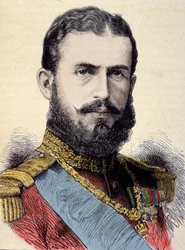 Portræt af Charles I (Carol I) (1839-1914), konge af Rumænien.