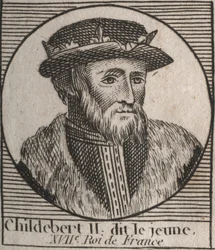 Portrait of Childebert IIdani