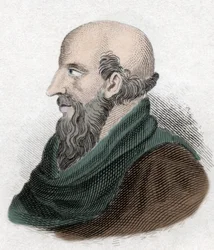 Portræt af Chrysippus af Soles, stoisk filosof (280-206 f.Kr.)