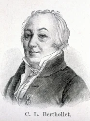 Portræt af Claude Louis Comte Berthollet (1748 - 1822) fransk kemiker.