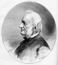 Portræt af Desire Nisard (1806-1888) forfatter og medlem af det franske akademi valgt i 1850.