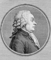 Portræt af Dionis du Séséjour (1734 -?). Indgravering af slutningen af det 19. århundrede i "Histoire de France"" af H. Martin.