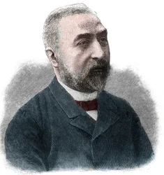 Portræt af Emile Combes (1835-1921), fransk politiker.