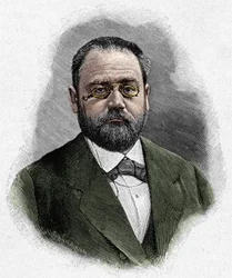 Portræt af Emile Zola (1840-1902)
