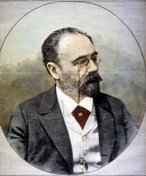 Portræt af Emile Zola