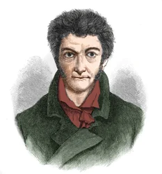 Portræt af Ernst Theodor Wilhelm Hoffmann (1776-1822), tysk romantisk forfatter.