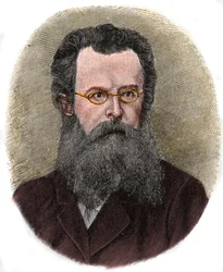 Portræt af Felix Dahn (1834-1912), tysk forfatter, professor og historiker.