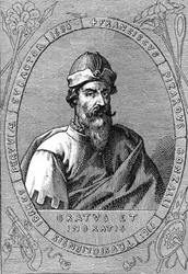 Portræt af Francisco Pizarro (i fr. Francois Pizarre